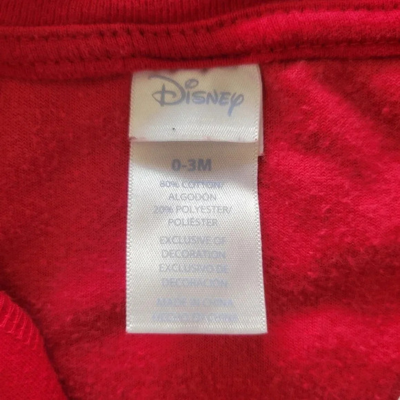 2009 Disney Baby "My First Christmas" Mickey Footie Pajama, Size 0-3mo - Picture 8 of 8